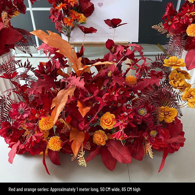 Искусственный Цветочный Декор для Свадебного Места Проведения: для Дорожки, Сцены и Банкетного Зала