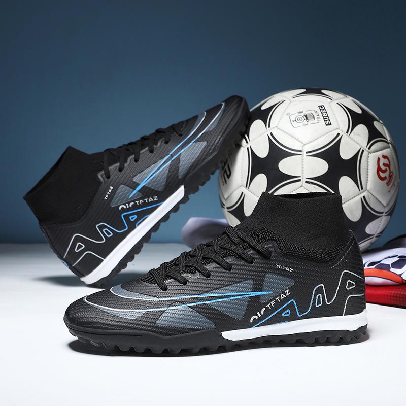 High-top football shoes men's children's T broken nails adult AG long nails sports training shoes women