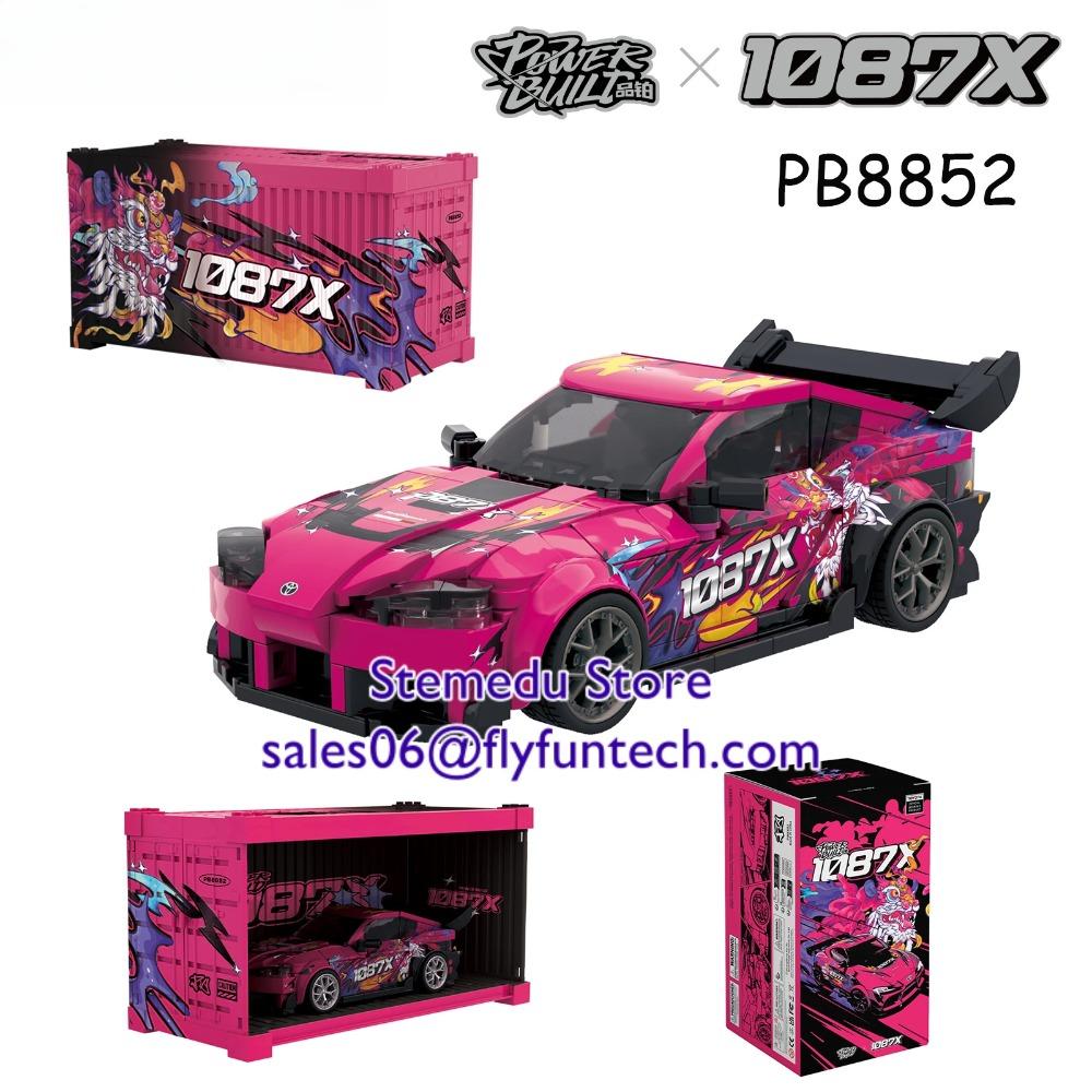 MOC PB8801-8849 Технический Чемпион Скорости Модель Гоночного Автомобиля MX5 Кемпер Контейнер Строительный Блок Кирпич Сборка Игрушки Детский Рождественский Подарок