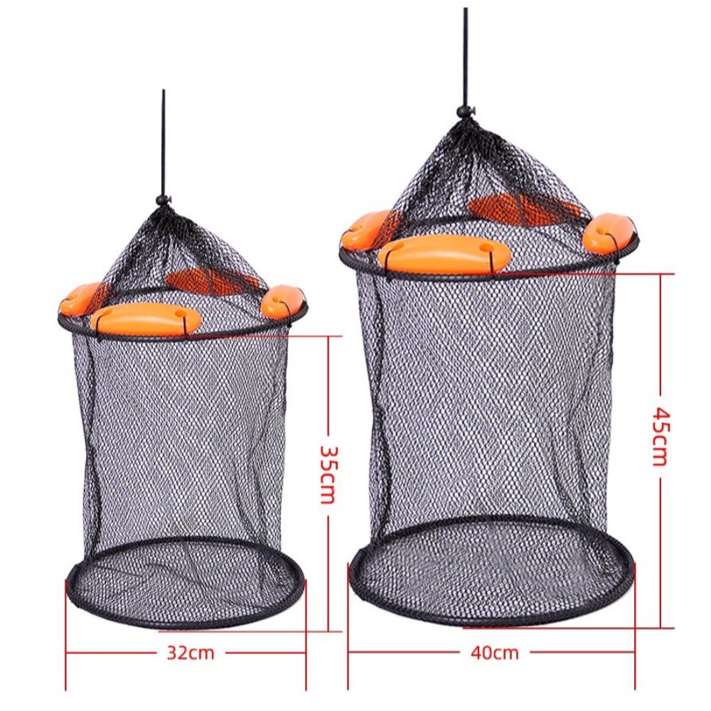 Thickened Woven Fish Shrimp Basket Storage Bag Mesh Landing Bucket Anti-jump Net Lobstering