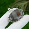 Natural Tabu Jasper Gemstone Jewelry 925 Sterling Silver Pendant For Girls