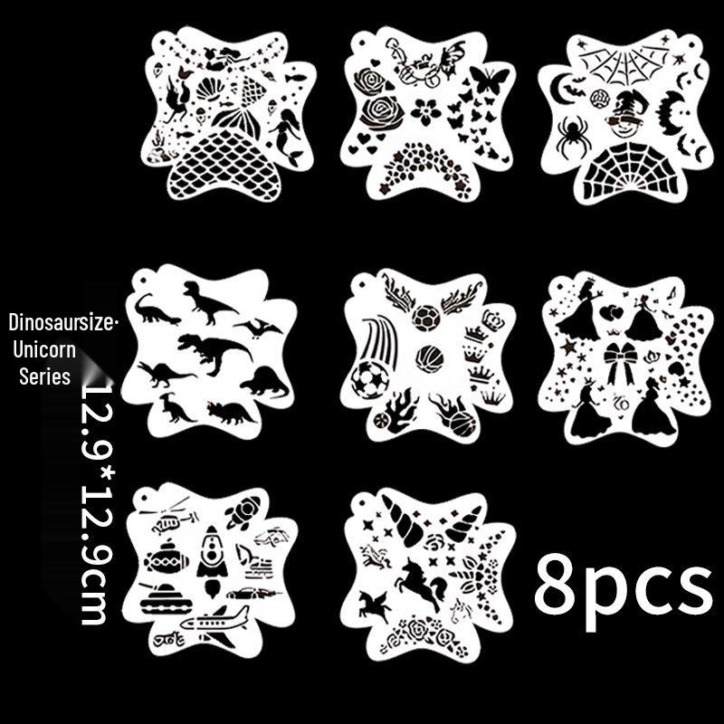 Кружевной трафарет для боди-арта
