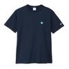 Champion Navy Short Sleeve Crew Neck Men's T-Shirt, 100% Cotton, One-Point Logo, Basic, C3-Z348