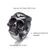 Lancardo Skull and Crossbones Ring Watch, One Size Fits All, with Cover, Analog, Easy To Read, Perfect for Everyday Life, Commuting, Christmas, Birthd