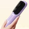 Cordless Hair Straightener Brush 3 Temp Adjustable Fast Heating USB Rechargeable Portable Negative