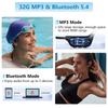 Оригинальные беспроводные наушники с костной проводимостью Bluetooth 5.4 32 ГБ MP3-плеер IPX8 водонепроницаемые плавательные спортивные HIFI музыкальные гарнитуры