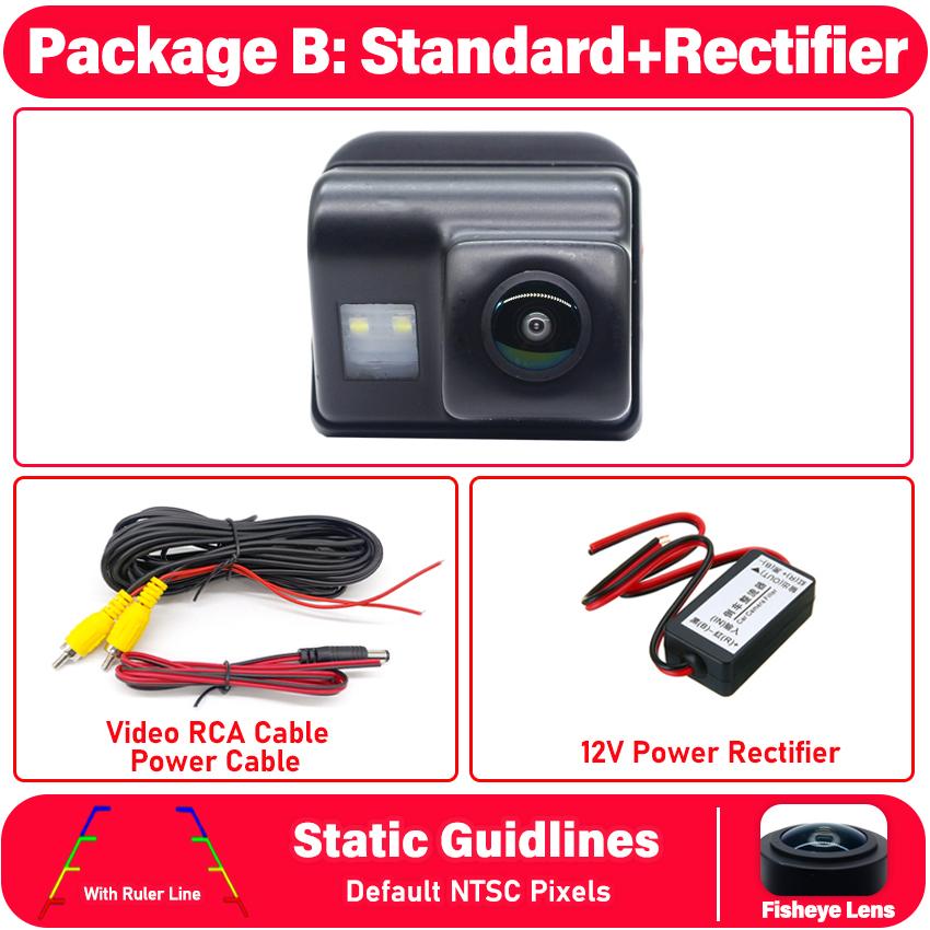HD CCD 1080P Fisheye Lens Vehicle Reverse Rear View Camera For Mazda CX-7 CX 7 2007~2010 2011 2012 2013 Car Android Monitor
