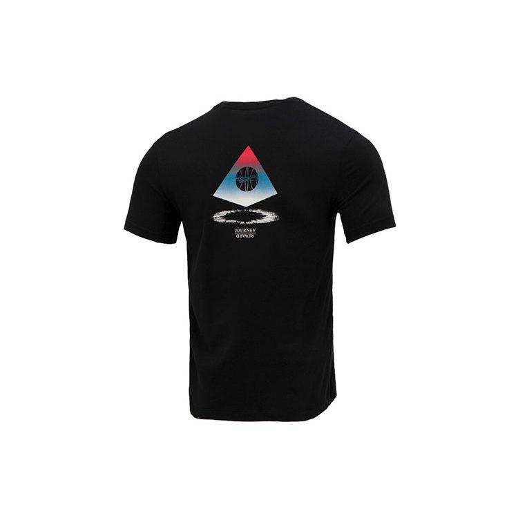 Nike Футболки Мужские Черные С Круглым Вырезом Умеренный Прямой Крой DM2463-010