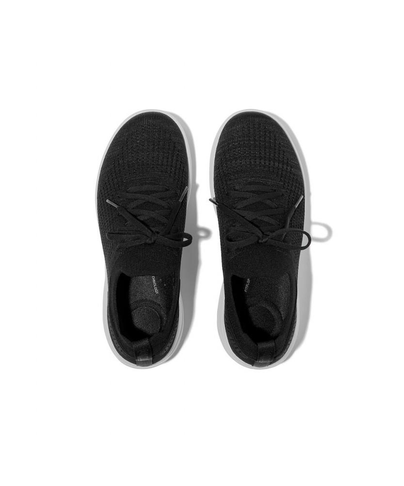 Fitflop [Super-Q] Женские вязаные слипоны - Черные (Ft59K2N225)
