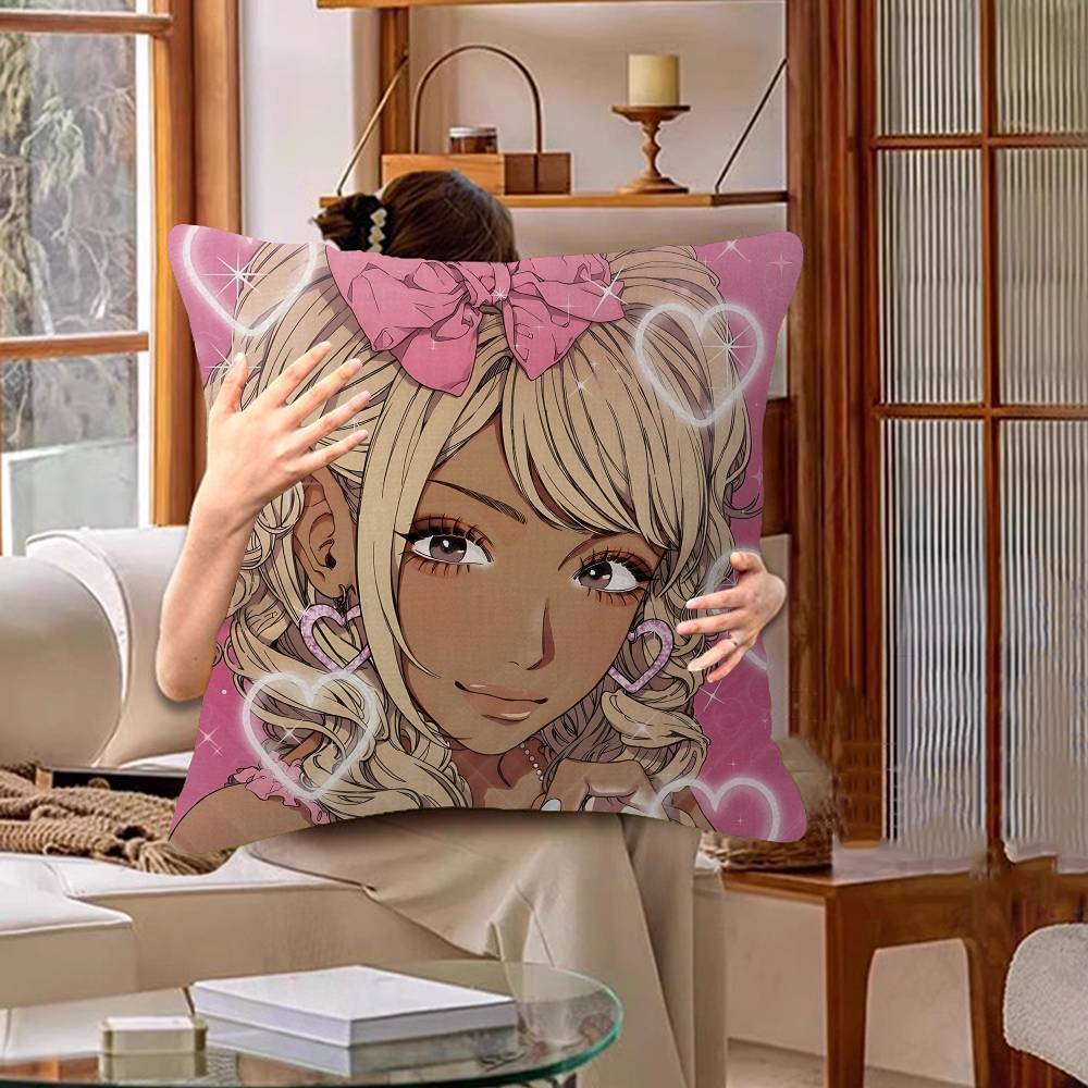 Гяру Субкультура Девушки АНИМЕ Ретро Декоративная Эстетика Комнаты Наволочка Домашний Декор Спальня Диван Кровать Подушка Чехол 45x45
