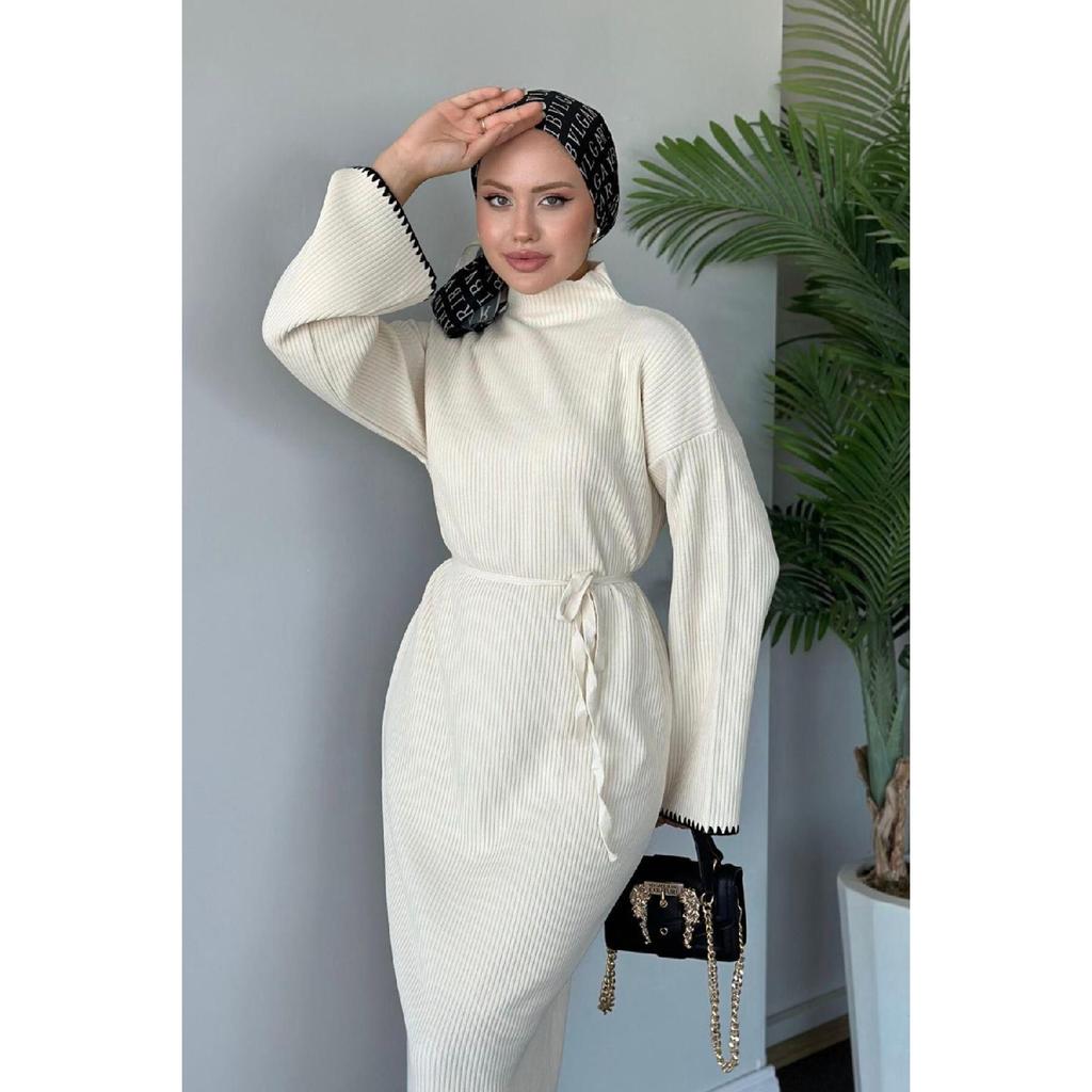 Zeynep Трикотажное Платье Черное