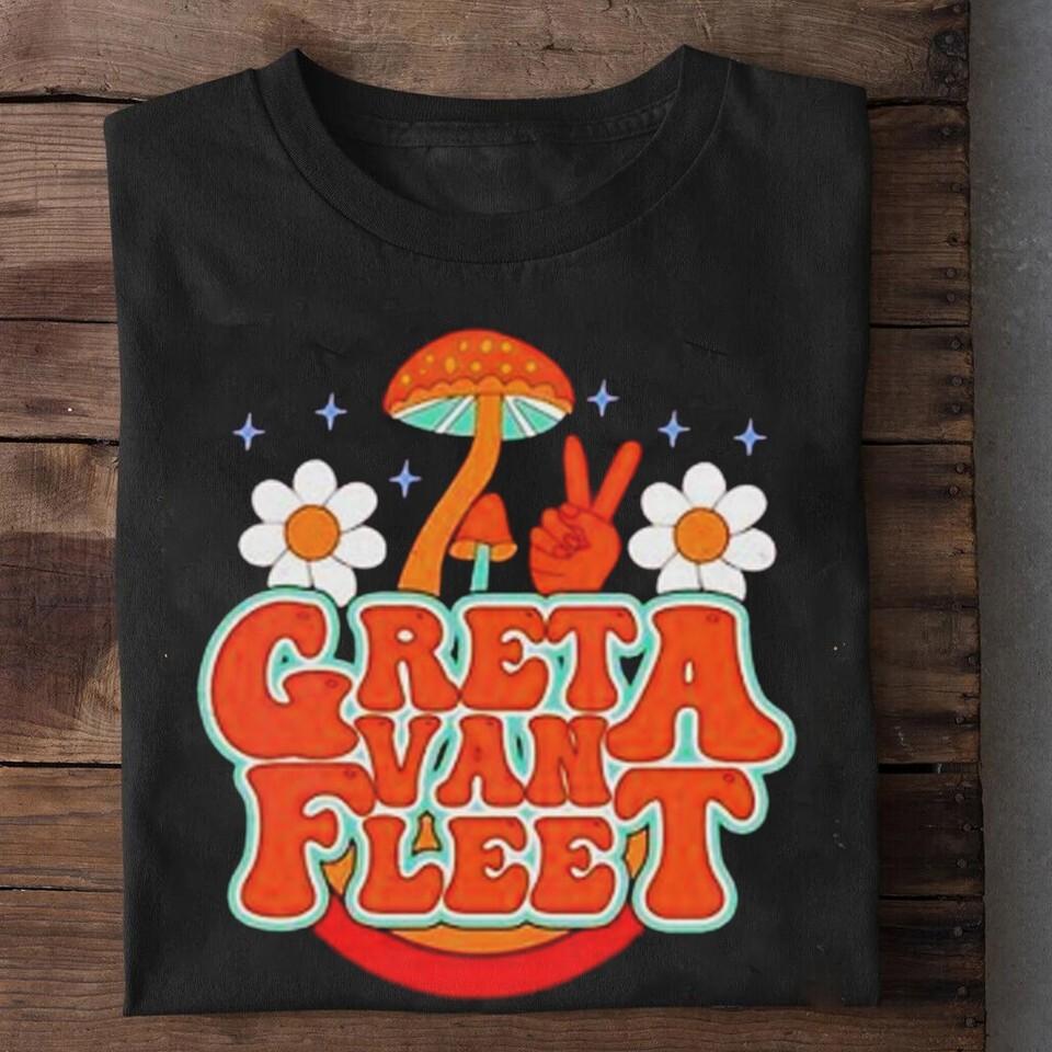 Greta Van Fleet Shirt 2023 Starcatcher World Tour Black All Size Shirt VC1124