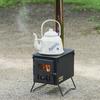 LOGOS Mini Bonfire Stove 81064082 Stainless Steel Black