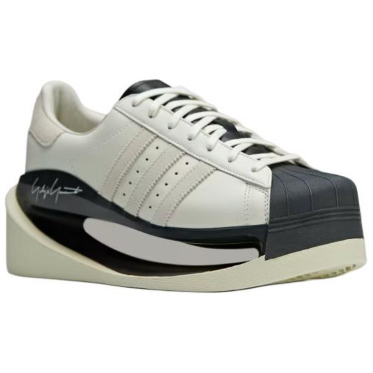 adidas Y 3 Gendo Superstar Молочно-белые кроссовки из глинозема и черного цвета IF2030