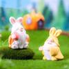 Миниатюрные безделушки из смолы, пасхальная мультяшная статуэтка гнома, подарок, мини-фигурка пасхальных гномов