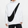 Nike Спортивная одежда Swoosh Big Logo Двусторонняя куртка из шерпа Женская куртка Белая CZ4064-100