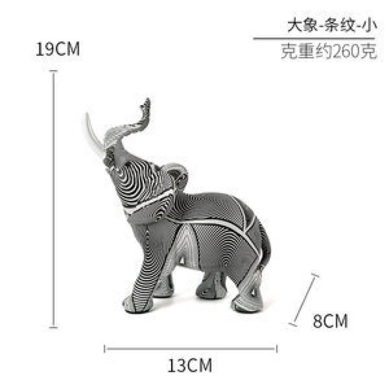 Resin Animal Figurine Decor Modern Home Art Sculpture Living Room TV Cabinet Sideboard Entryway