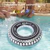 Great Anti-scratch Soft PVC Tyre Design Pool Float Circles for Outdoor Swim Ring