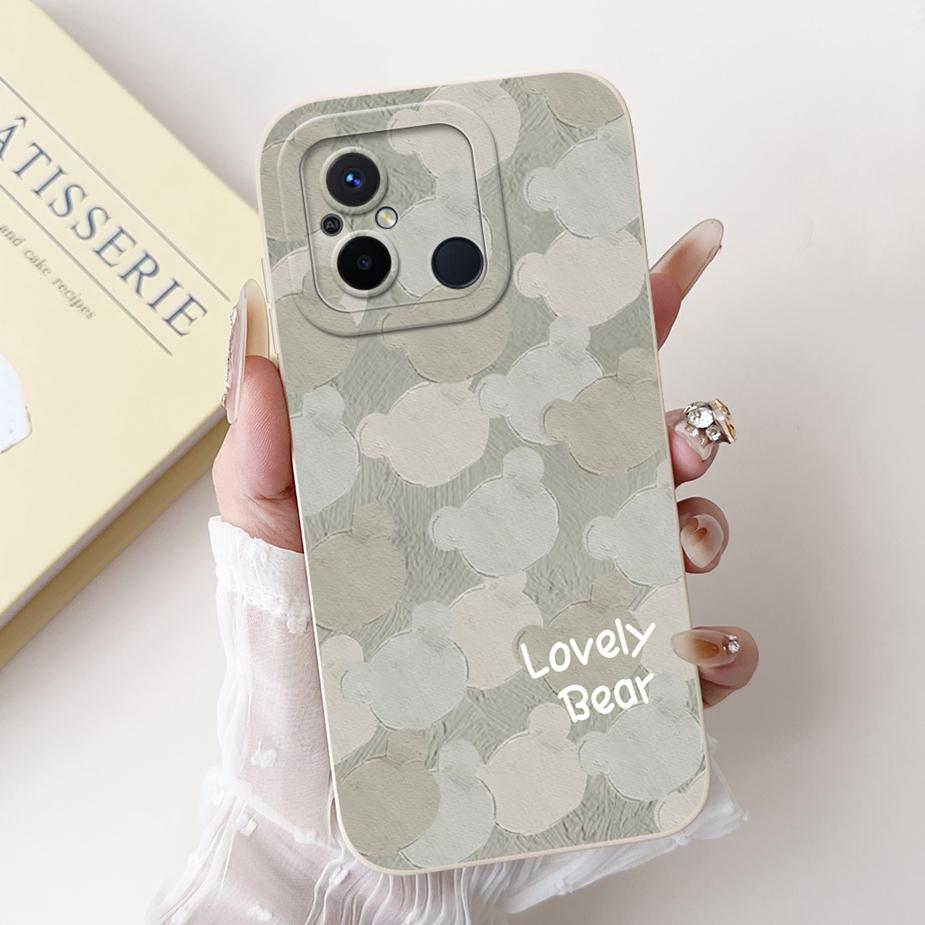 For Xiaomi Redmi 12C Case Stylish Candy Painted Cover Soft Silicone Phone Cases For Xiaomi Redmi 12C 12 C Redmi12C Fundas Bumper