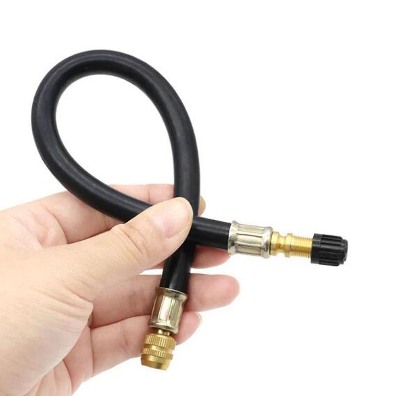 Truck Valve Extension Flexible Bus Tire Valve Extension Rubber Tyre Valve Stem Extender Tire Nipple Adaptor
