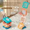 Бизиборд, Многофункциональная сенсорная развивающая игрушка, Развитие мелкой моторики пальцев, Подходит для путешествий в помещении и на открытом воздухе, Складной и удобный для переноски