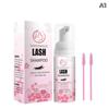 Lash Shampoo 60ML Eyelash Fast Cleaning Foam Mascara Wand Oil Free Deep Clean Lash Extensions Remover For Salon