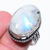 Rainbow Moonstone Handmade 925 Sterling Silver Jewelry Ring Size 7 S3h25