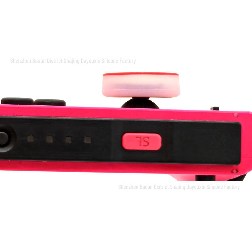 Флуоресцентные двухцветные силиконовые колпачки для джойстика Nintendo Switch Lite