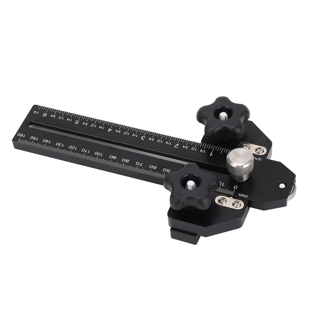 Thin Rip Jig Aluminum Alloy Table Saw Jig Guide for Accuracy Cutting Woodworking Accessories