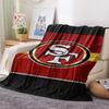 San Francisco 49ers2 Flannel Blanket, High quality Comfortable for All Seasons, Home Decor, Warmth and Comfort