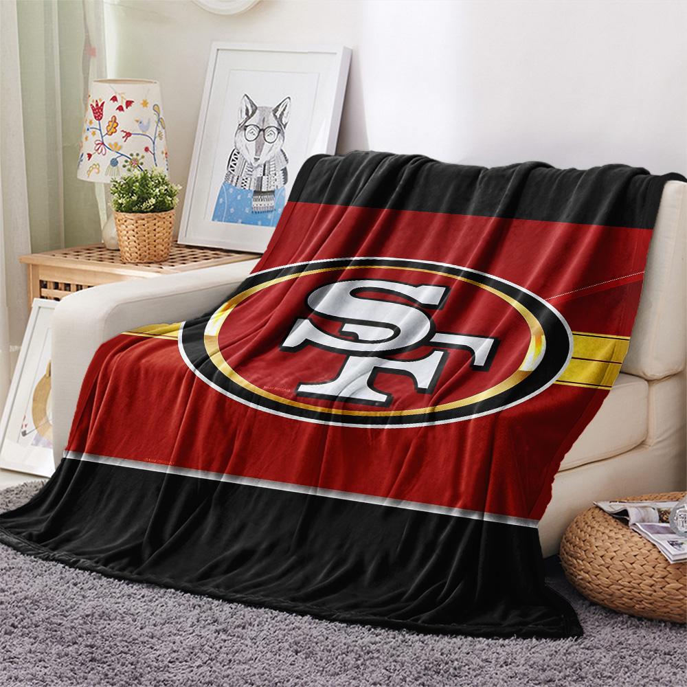 San Francisco 49ers2 Flannel Blanket, High quality Comfortable for All Seasons, Home Decor, Warmth and Comfort