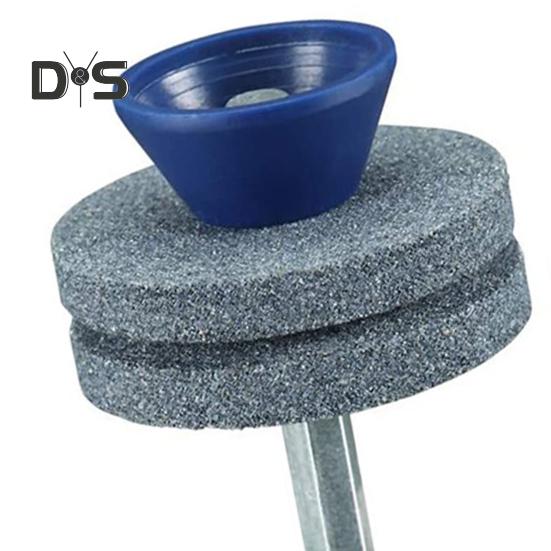 Точилка для лезвий газонокосилки с балансиром, износостойкие вращающиеся точилки для лезвий, точилка для тупых лезвий газонокосилки для любой ручной дрели