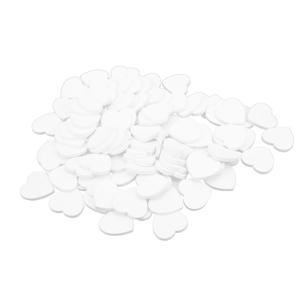 100 шт. Деревянная щепа 20 мм в форме сердца DIY поделки деревянные украшения для праздника свадьбы