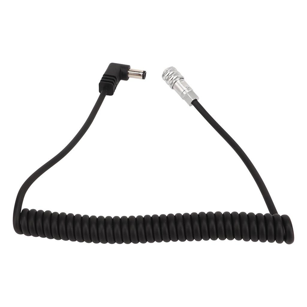 2Pin Spring Power Cable Plastic DC Camera Spring Power Supply Cord Replacement Accessory for BMPCC