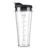 Blender Replacement Parts for Ninja SS101 24 Oz Mixing Cup with Leak-proof Lids Thin Bottom Design BPA Free Mixing Cup for SS100 SS101 SS300