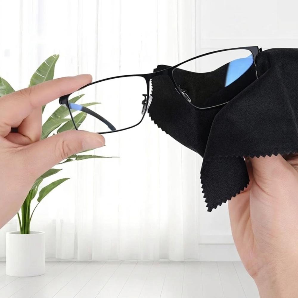 100pcs Thickened Knitting Glasses Wipes Washable Lens Cleaning Cloths Jewelry Store
