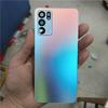 Заднее стекло для OPPO Reno 6 5G задняя крышка батарейного отсека корпус задней двери с запасными частями для объектива камеры
