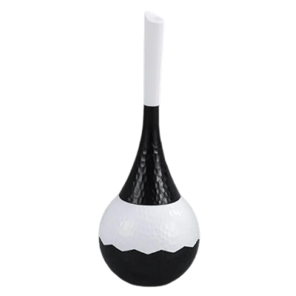 Набор туалетных щеток «Люкс» Съемная головка Изысканный вертикальный держатель для туалетной щетки Эргономичный Без царапин