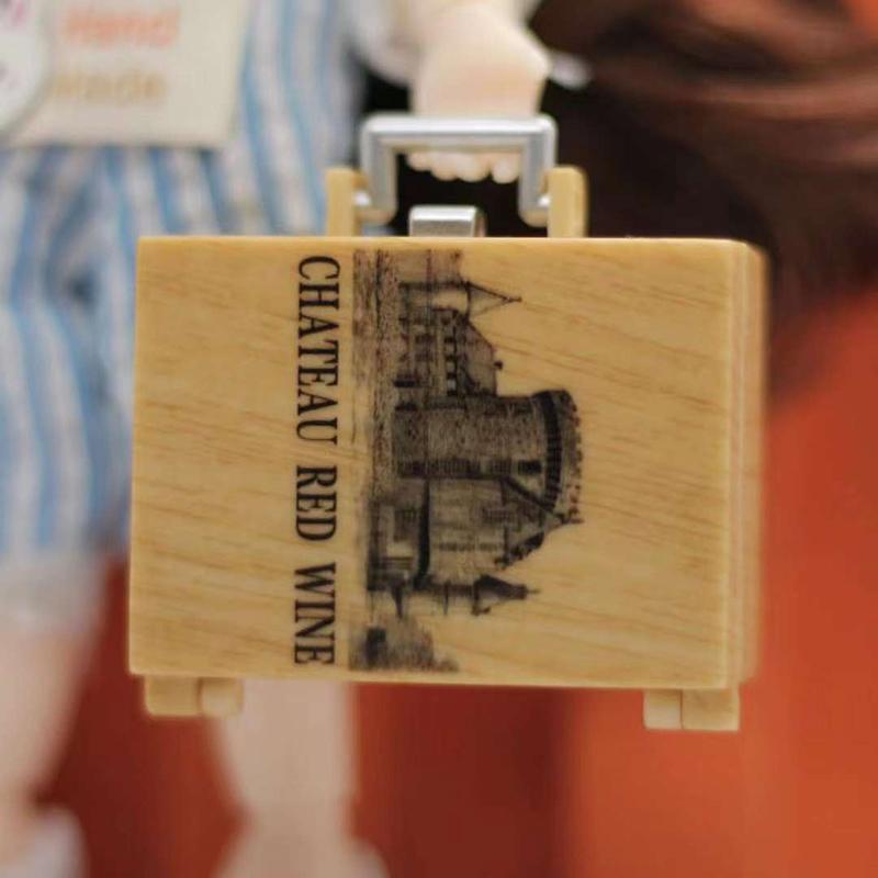 1Комплект 1:12 кукольных домиков, миниатюрная чашка для красного вина, коробка для вина, модель, домашний декор, игрушка