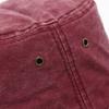 Washed Fisherman's Hat Wide Brim Bucket Hat Windproof Portable Outdoor Hat
