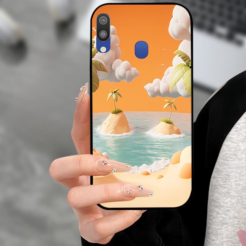 For Samsung M20 M30 M30S Case Soft Silicone Cover For Samsung Galaxy M30s M 30S M20 M30 Phone Case TPU Protecting Camera Fundas