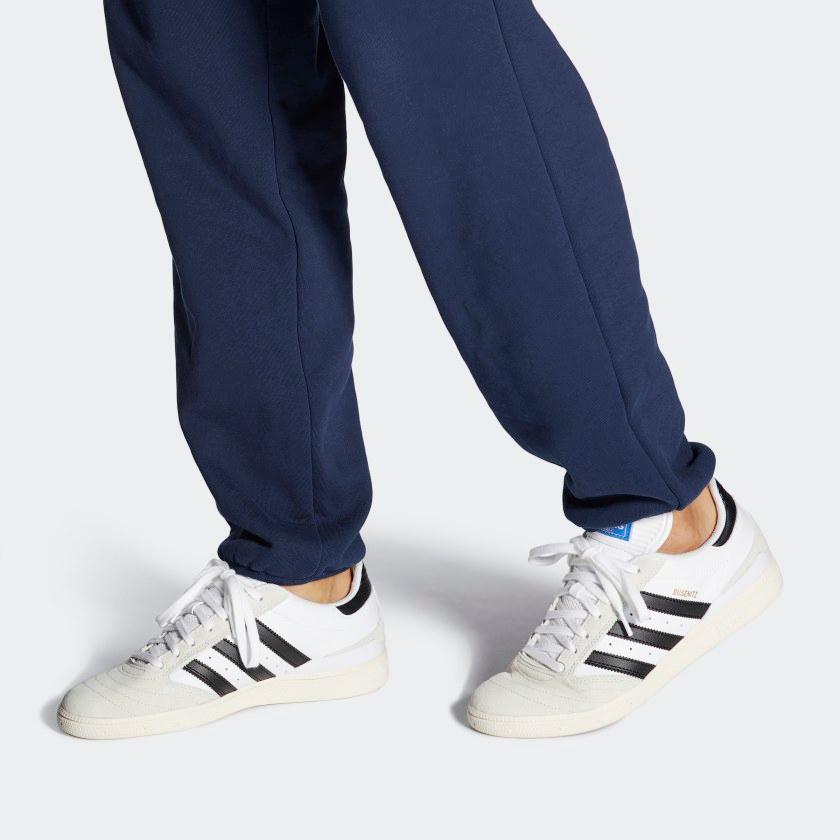 adidas Busenitz 'White Black' (Unisex) Cloud White / Core Black / Crystal White Skateboard Shoes FV5877