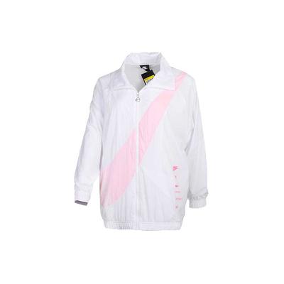 Спортивная одежда Swoosh Woven Logo Retro American Jacket Женская верхняя одежда Белый DA0981-100