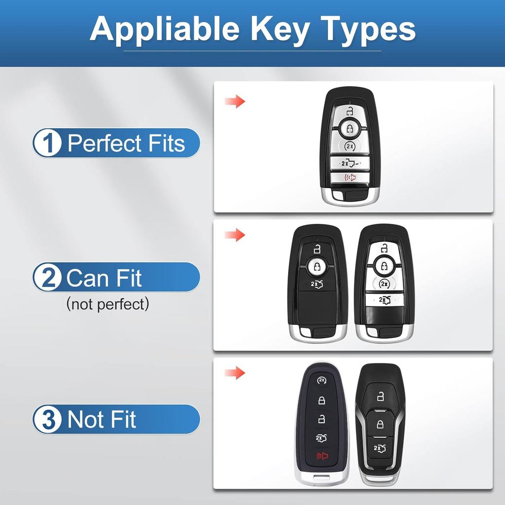 Чехол для брелока Ford с брелком, защитный чехол для ключей из мягкого ТПУ, подходит для Edge Escape Expedition Explorer Fusion Mustang Ranger F-150