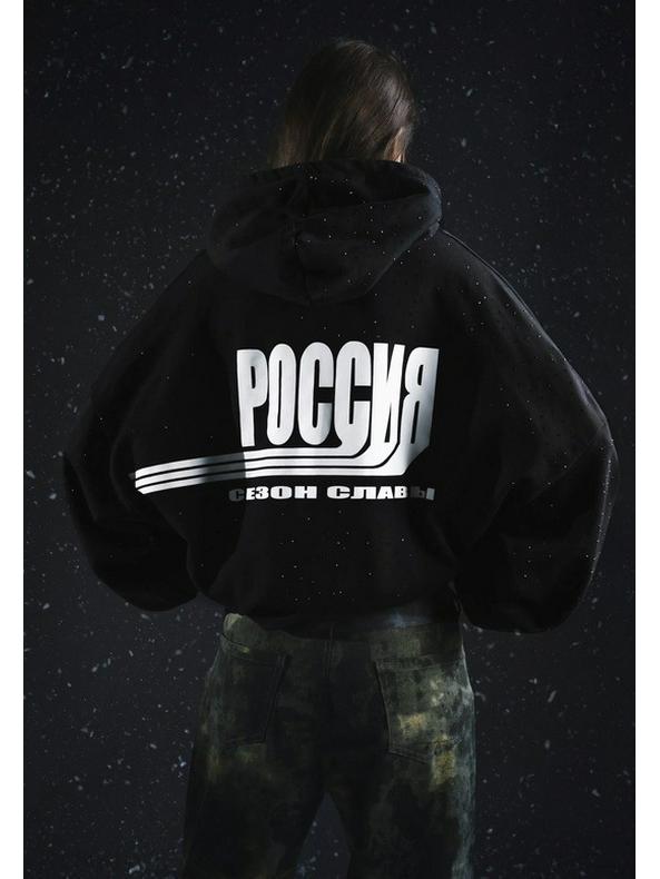 Толстовка с капюшоном в стиле Y2K стритстайл с принтом букв для пар