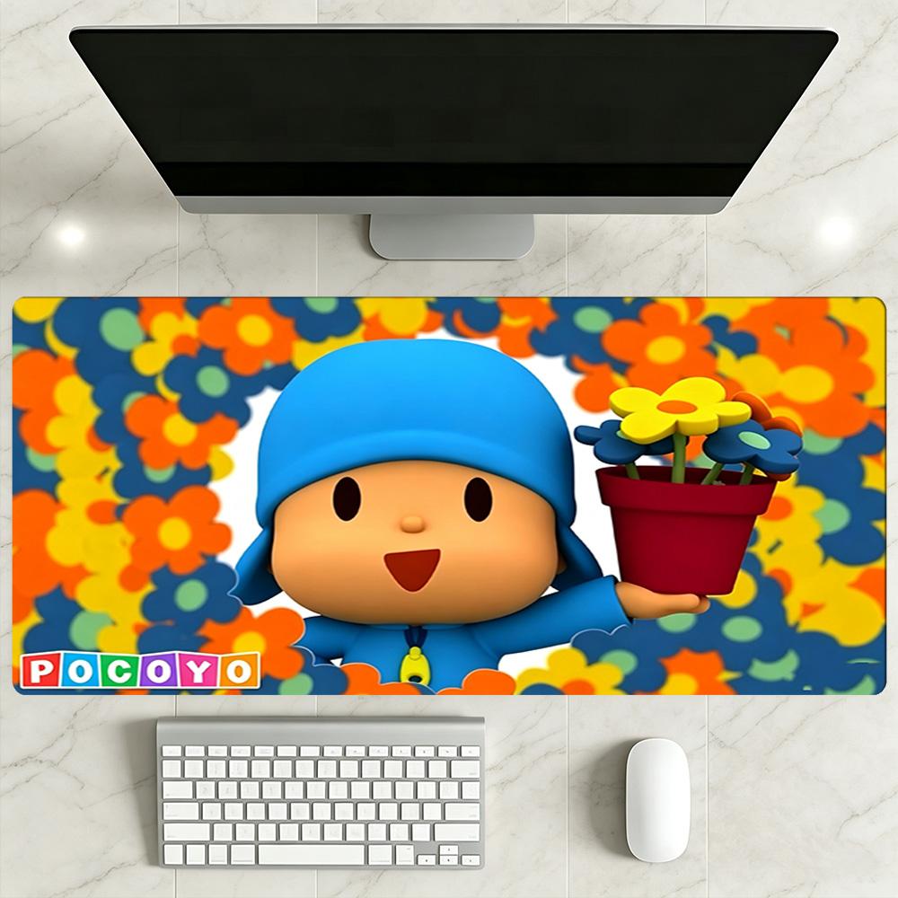 Pocoyo Gaming Mouse Pad Keyboard Pad Ultra-Long Desk Mat Non-Slip Rubber Bottom Perfect Gift for Gamers