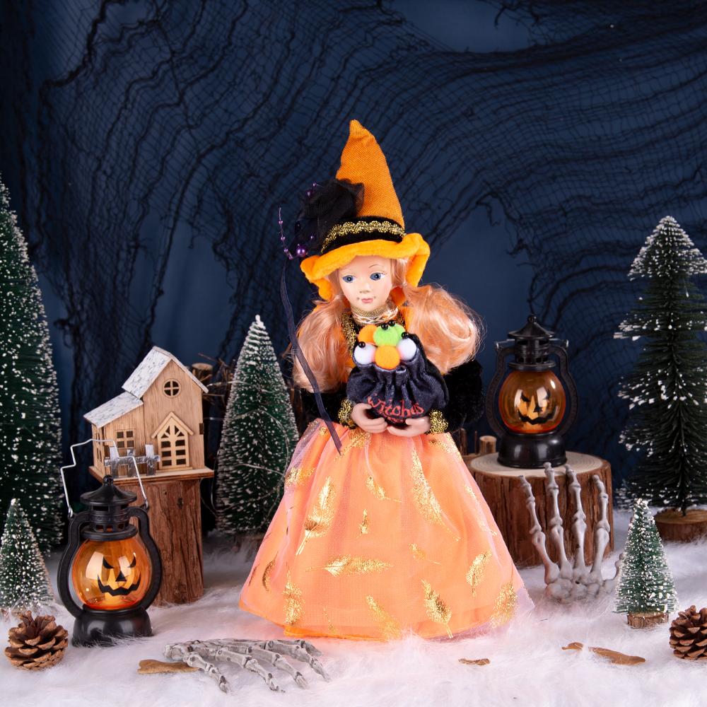 Хэллоуин Ведьма Украшение Эльф Мальчик Девочка Кукла Игрушка Рождественские Подвесные Украшения Домашний Декор Эльф Подвесное Украшение Новогодние Подарки