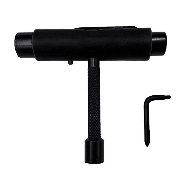 Скейт-инструмент Все в одном T-образные инструменты Инструмент для скейтборда Аксессуар T-образный для скейтборда и L-образный гаечный ключ Головка Отвертка