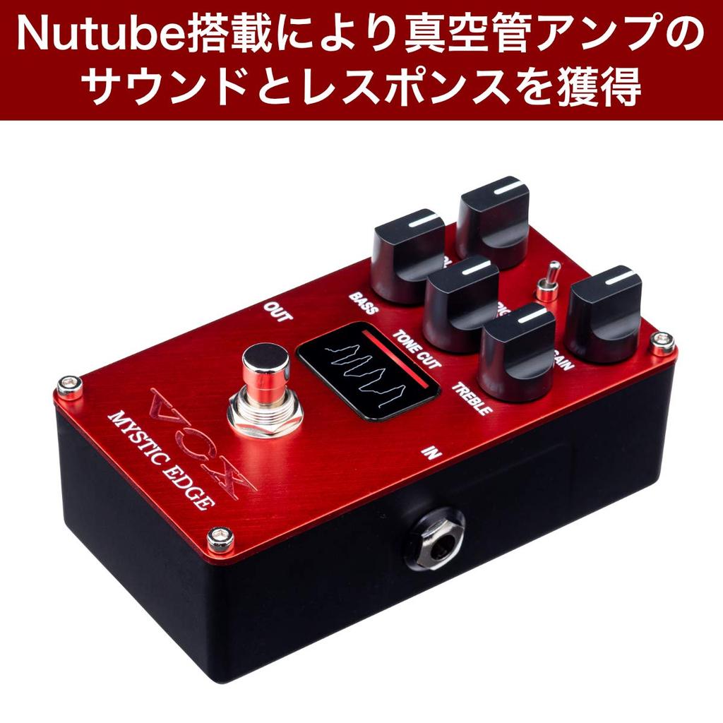 Vox Compact Effector for Electric Guitar MYSTIC EDGE VE-ME Mystic Edge Vacuum Tube Equipped with Nutube VOX AC30
