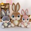 Plush Carrot Rabbit Toy Cartoon Stuffed Animal Doll Room Decoration Kids Gift